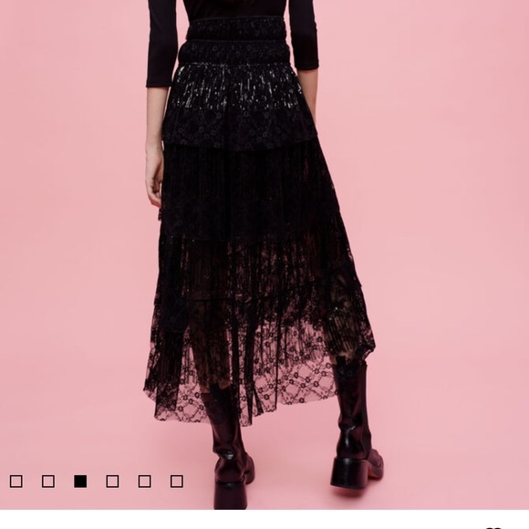 Maje beautiful black sequin dress size 42 - Picture 5 of 5